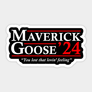 Maverick and Goose 2024 Election - Top Gun Sticker